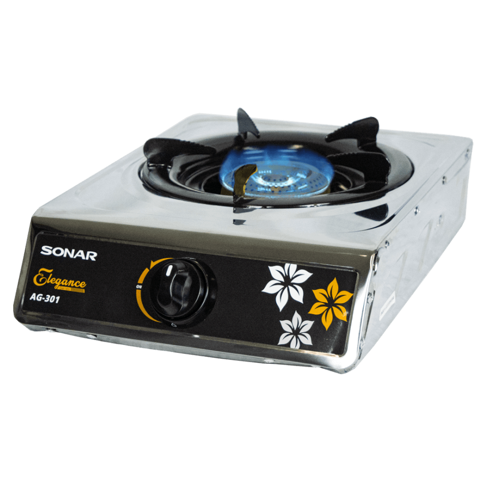 เตาเเก๊สหัวเดี่ยว สแตนเลส เตาแก๊ส SONAR รุ่น AG-301_0